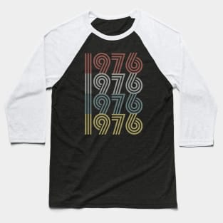 1976 Birth Year Retro Style Baseball T-Shirt